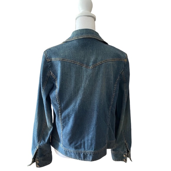 Liz Claiborne, SZ small Blue Jean jacket, 2 front pockets and two side pockets - Picture 2 of 16